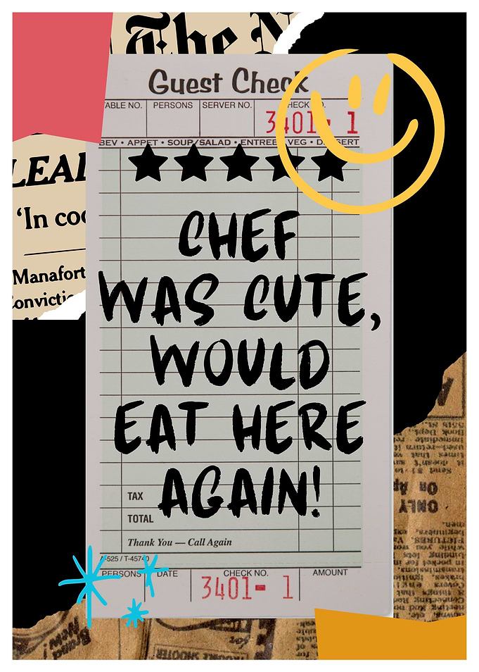 Chef was cute would eat here again