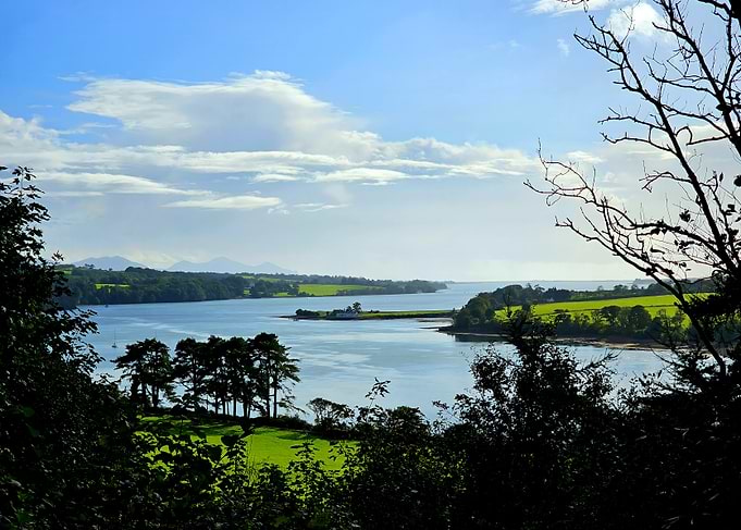Serene River Landscape Wales