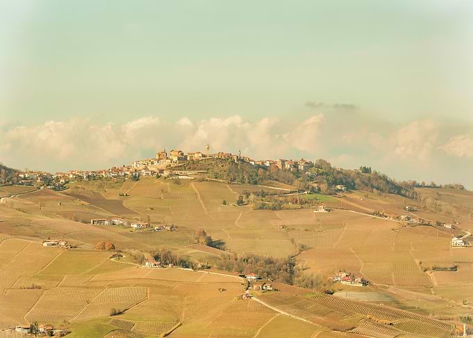 La Morra Hilltop Village in Vineyards