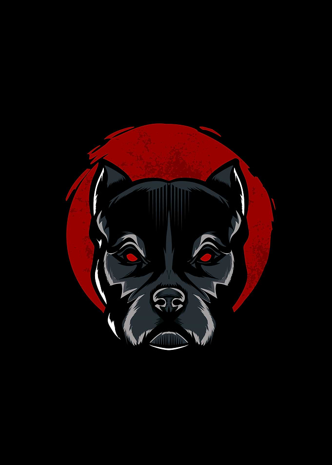 Pitbull Red Moon