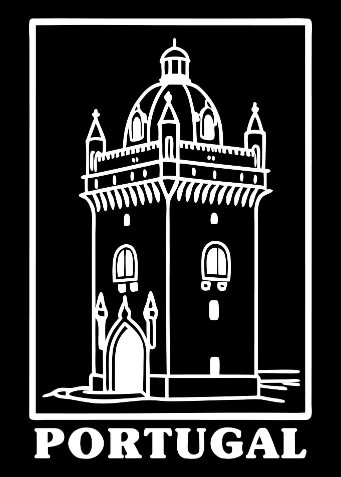 Portugal Tower Illustration