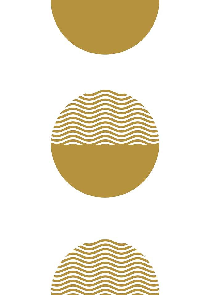Gold Circle Pattern