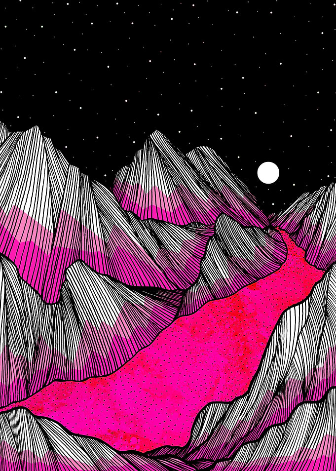 Pink river