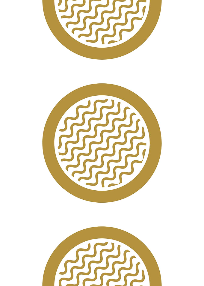 Gold Circle Pattern