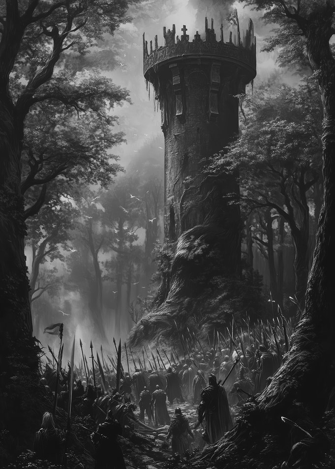 Dark Tower in Forest