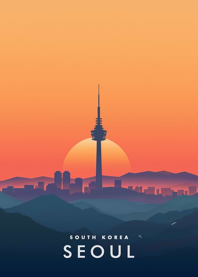 Seoul Skyline South Korea
