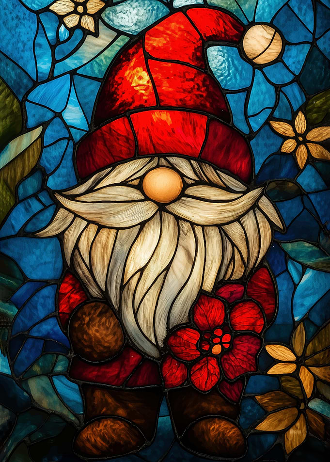 Stained Glass Gnome