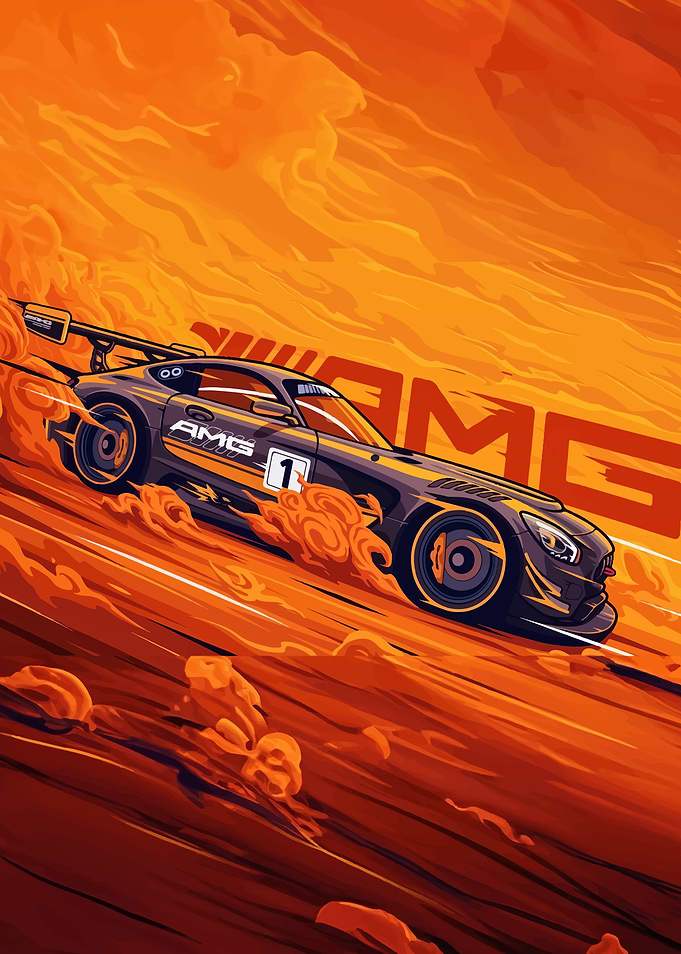 AMG Race Car