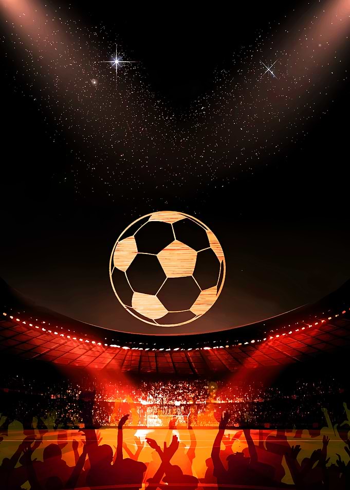 Soccer Stadium Poster