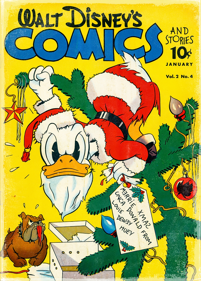 Donald Comic Santa