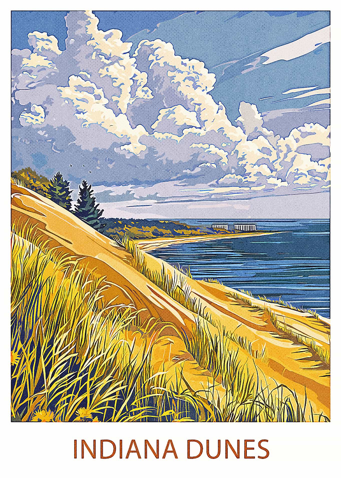 Indiana Dunes Landscape