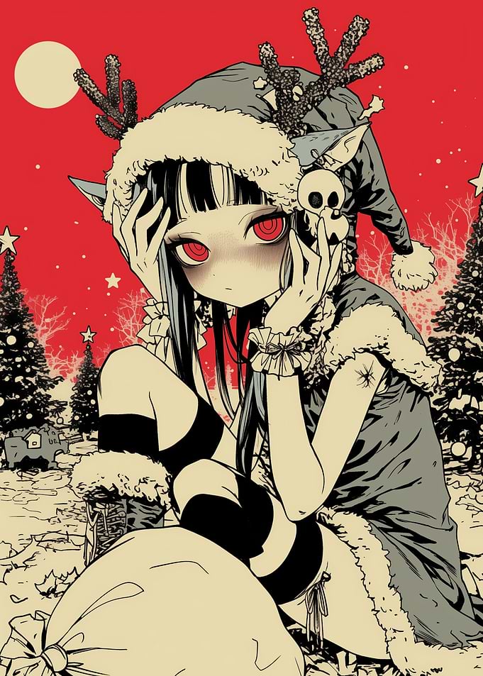 Gothic Christmas Elf