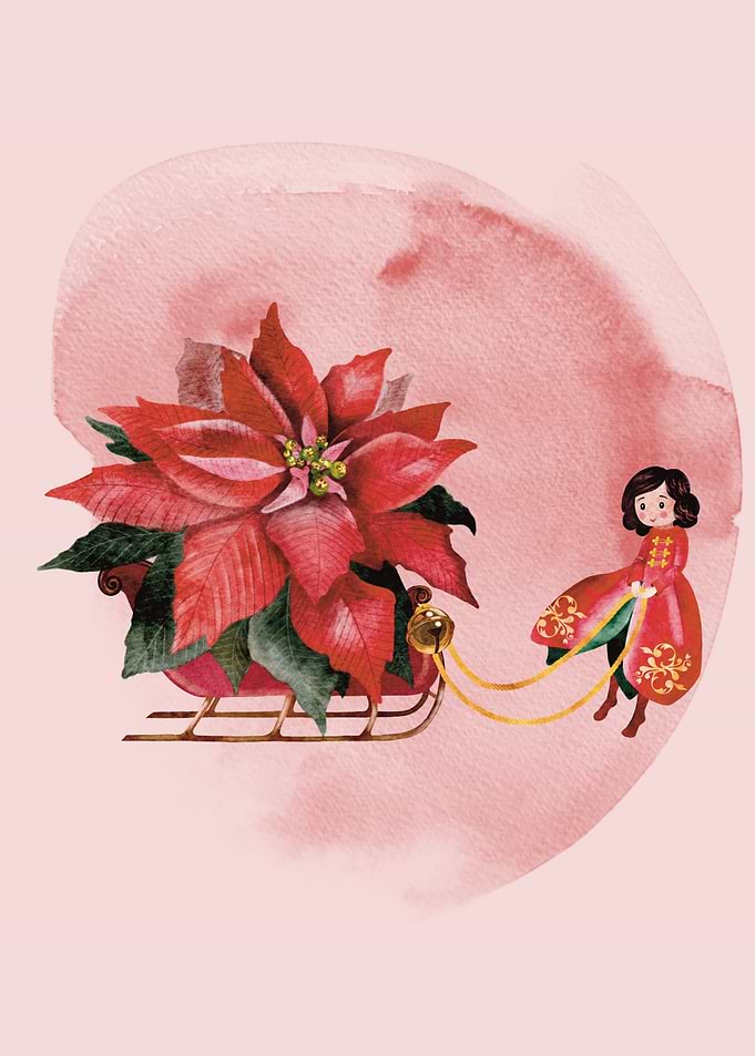 Poinsettia Sleigh Ride