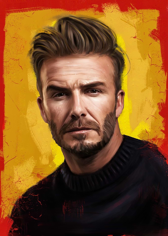 David Beckham Portrait