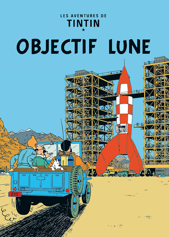 Tintin Objectif Lune Cover