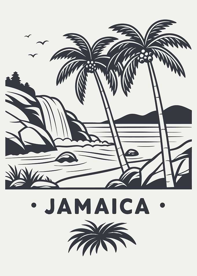 Jamaica Beach Scene