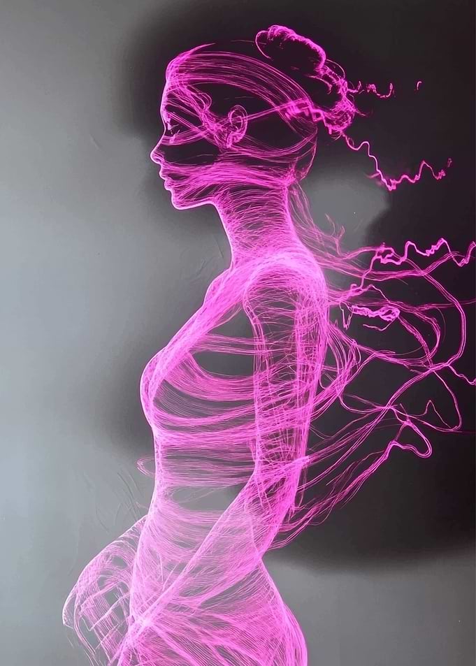 Girl Pink Vibrant