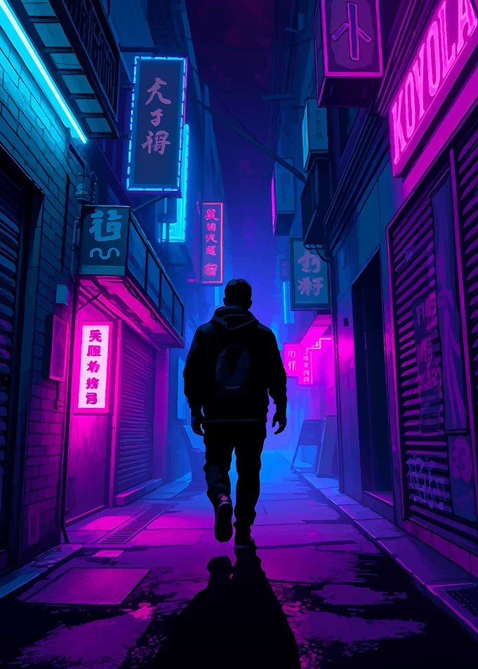 Neon City Alley