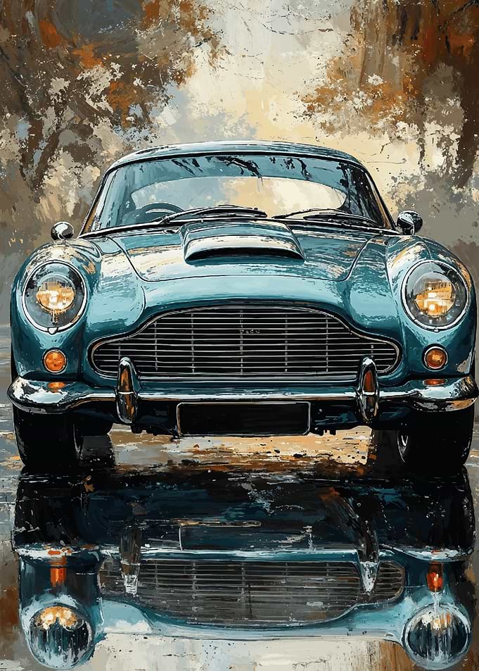 Classic Car Reflection