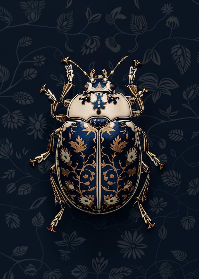 Ornate Gold Beetle