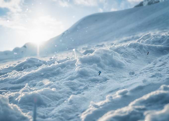 Snowy Mountain Slope