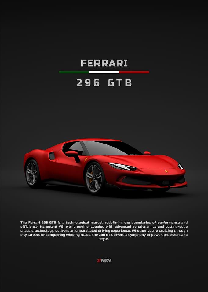 2021 Ferrari 296 GTB - Fro