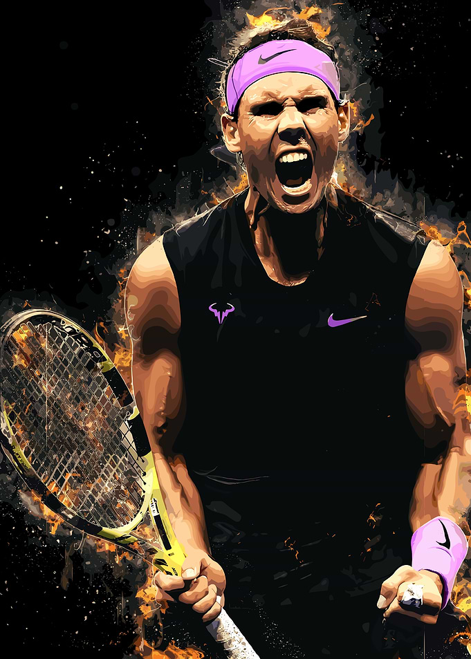 Rafael Nadal Art