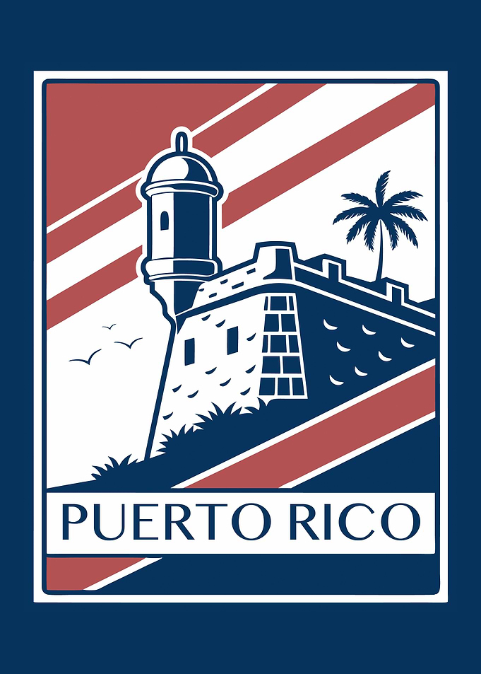 Puerto Rico Fort & Palm