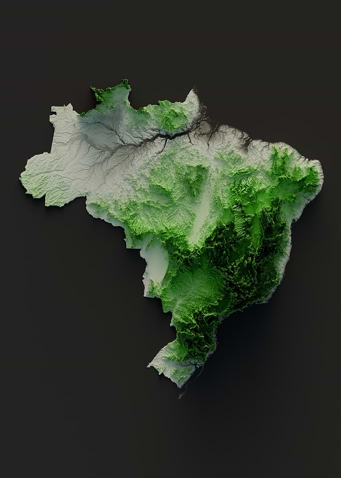 Brazil Topography