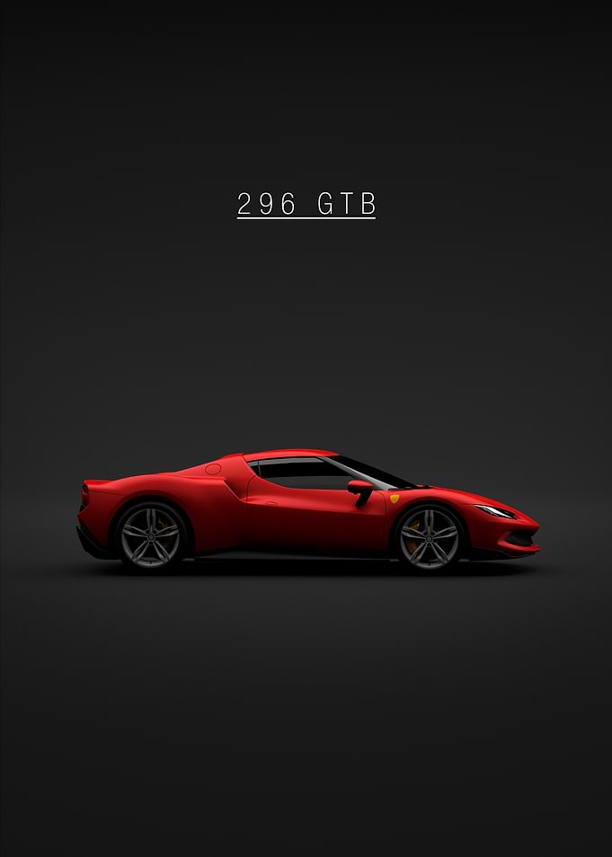 2021 Ferrari 296 GTB - Red