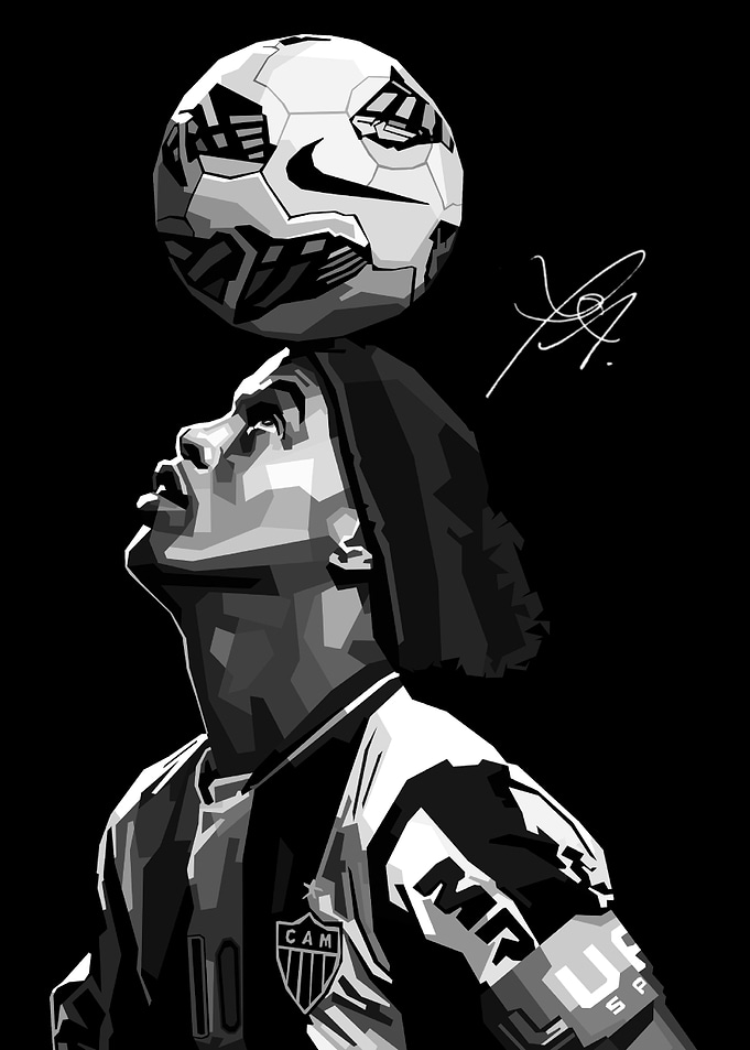 Ronaldinho Brazilian Soccer Player