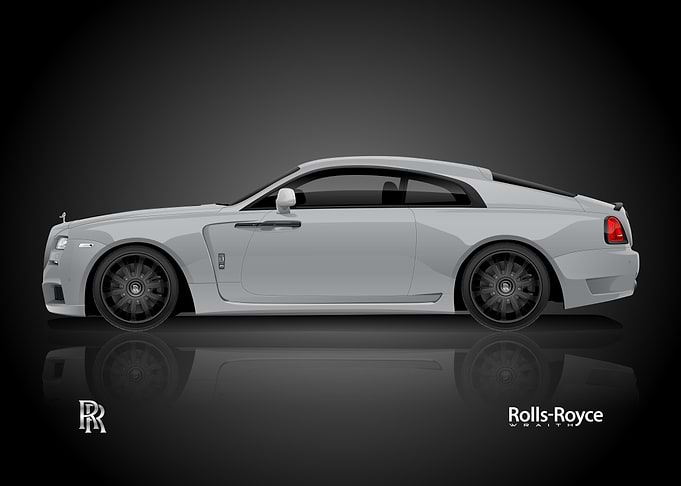 Rolls-Royce Wraith Side View