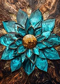 Wood and Gold Harmony
