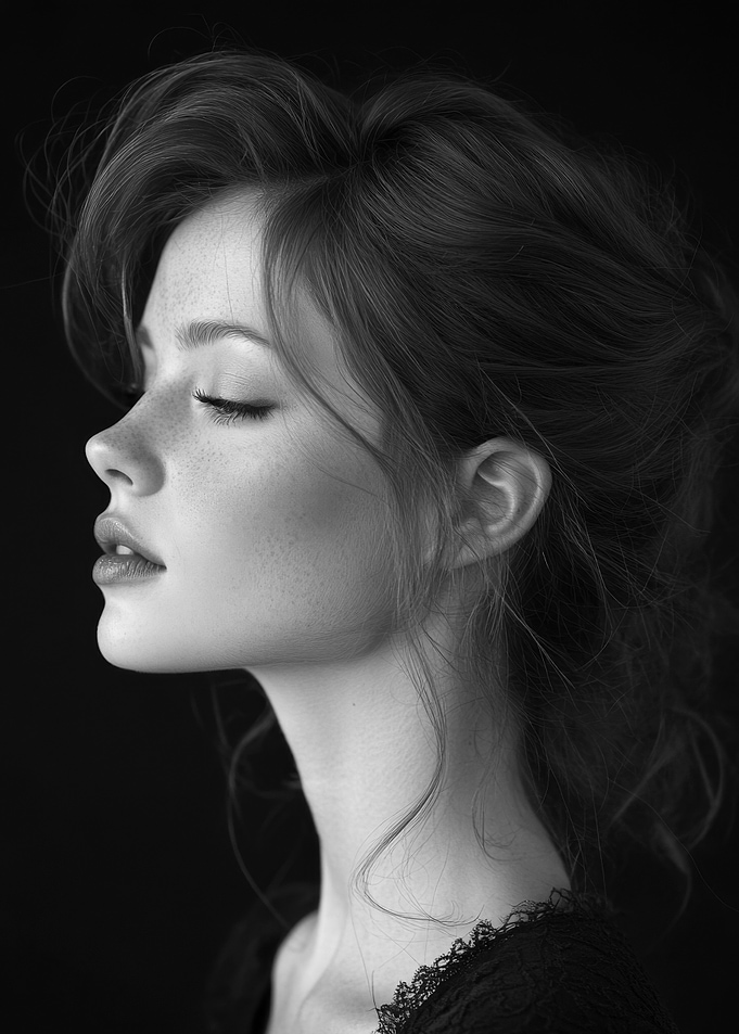 Woman with Closed Eyes
