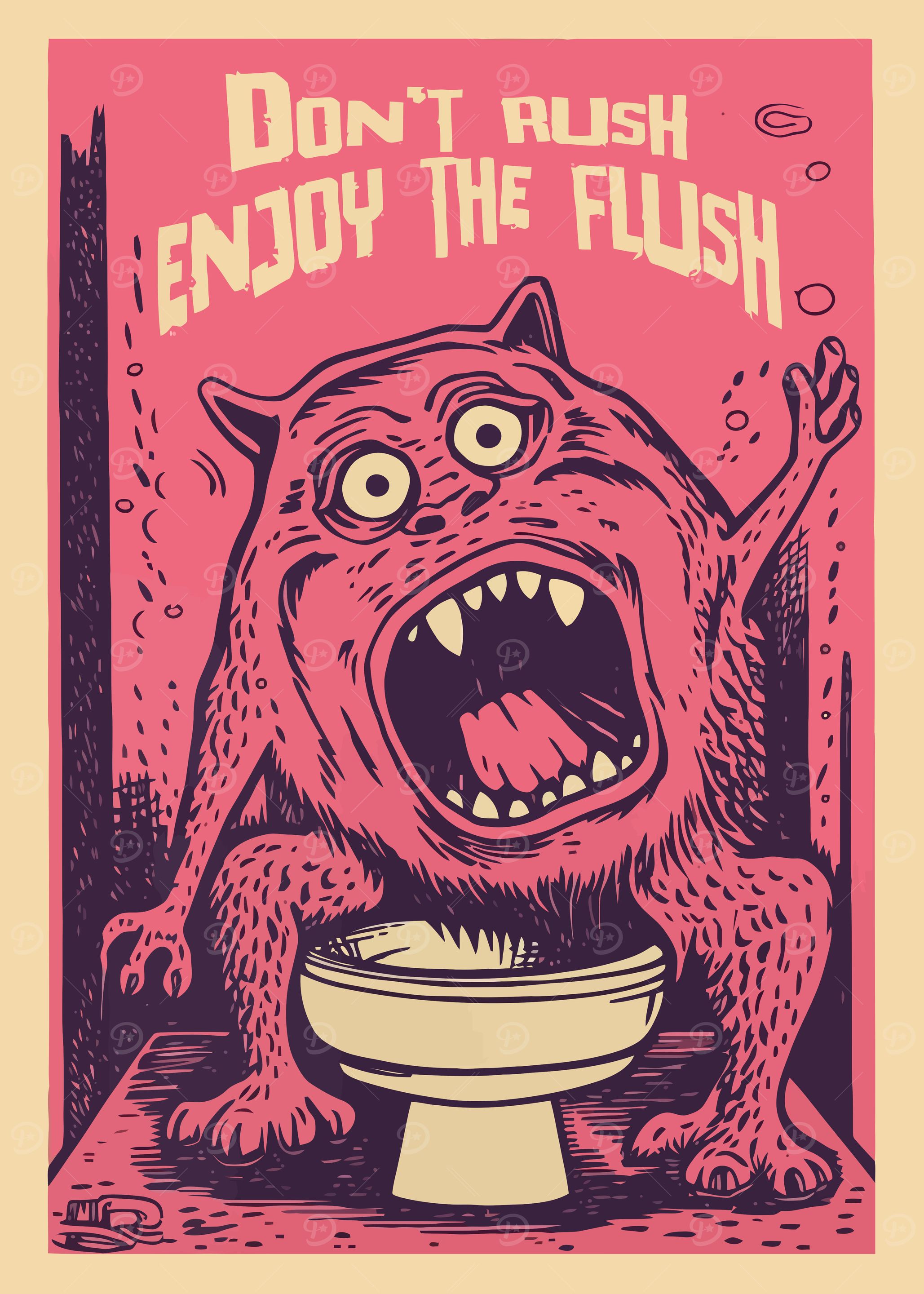 Enjoy the Flush Monster