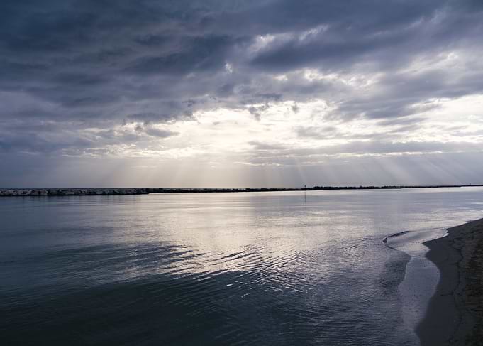 Cloudy Seascape