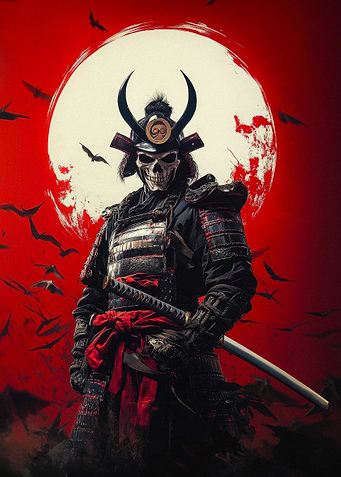 Samurai Skull Warrior