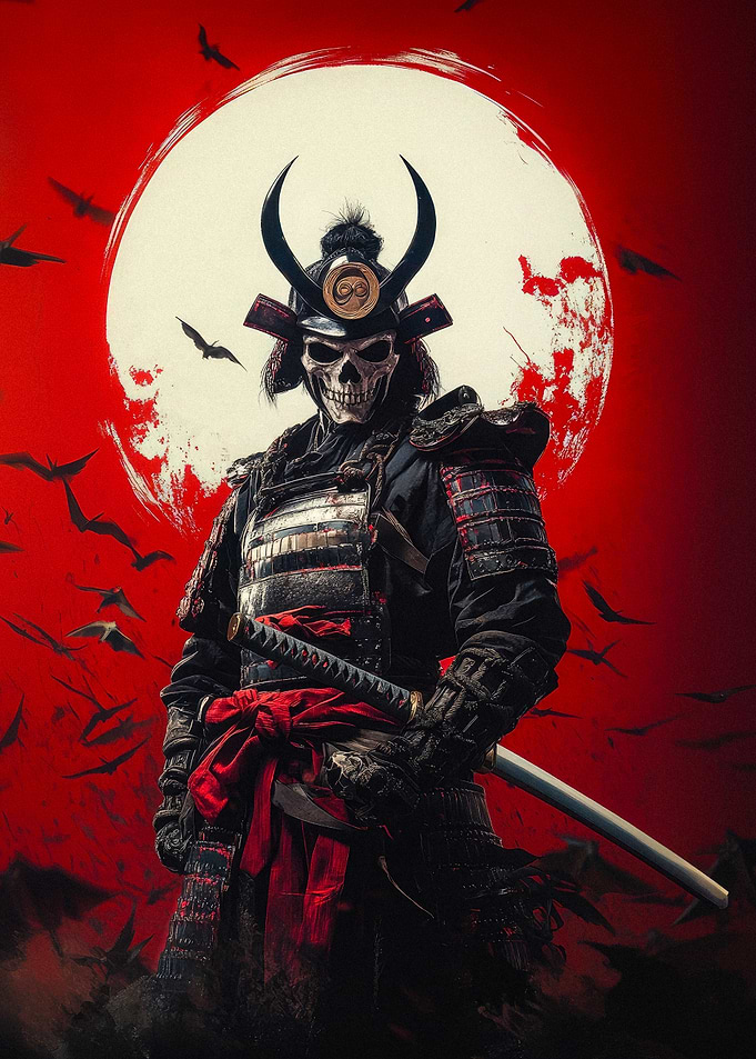 Samurai Skull Warrior