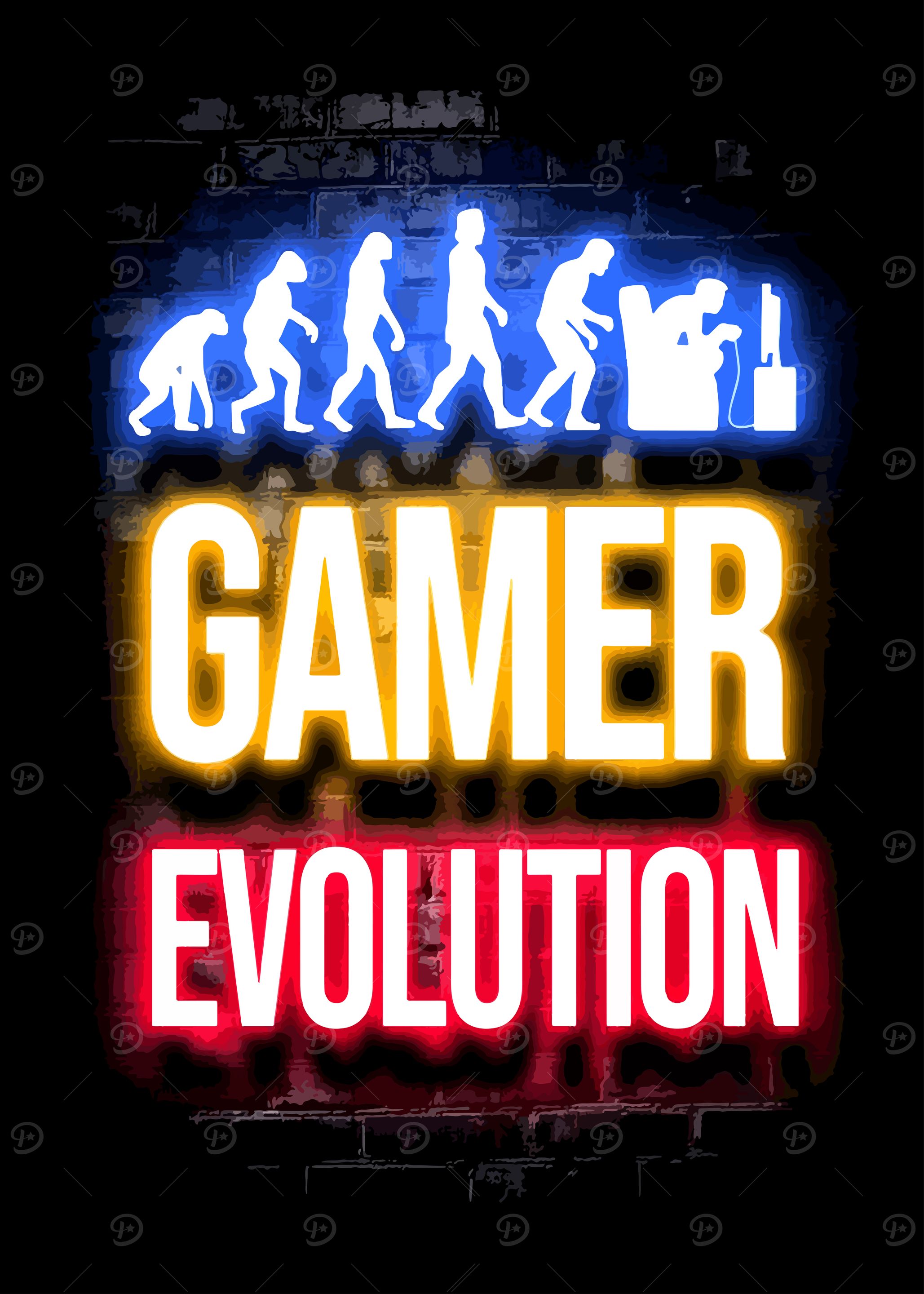 Gamer Evolution Neon Sign