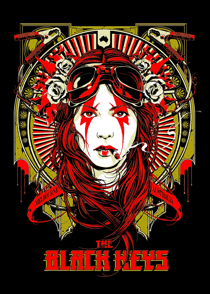The Black Keys Band Poster