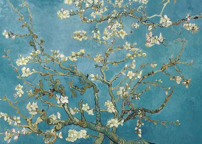 Vincent van Gogh's Almond blossom (1890) famous painting