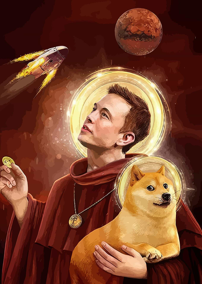 Elon Musk Doge Saint
