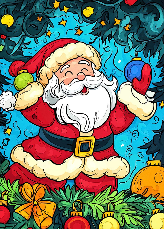 Santa Claus Christmas Illu