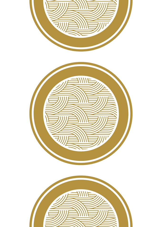 Gold Circle Pattern