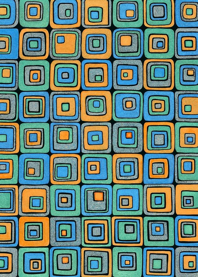 Retro Geometric Pattern