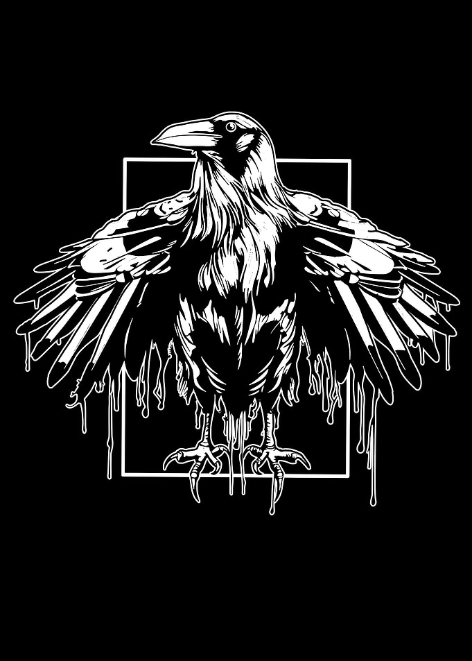 Raven Illustration
