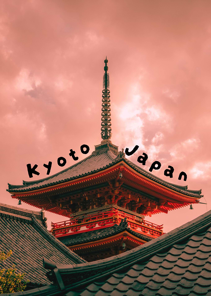 Kyoto Temple Sunset