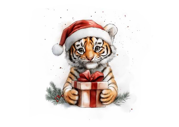 Tiger Cub Christmas Gift