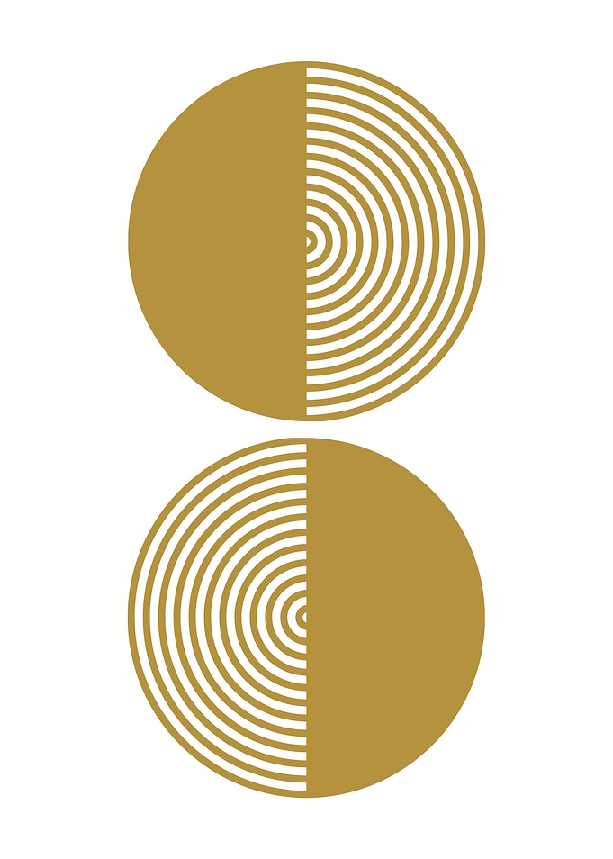 Gold Circle Pattern