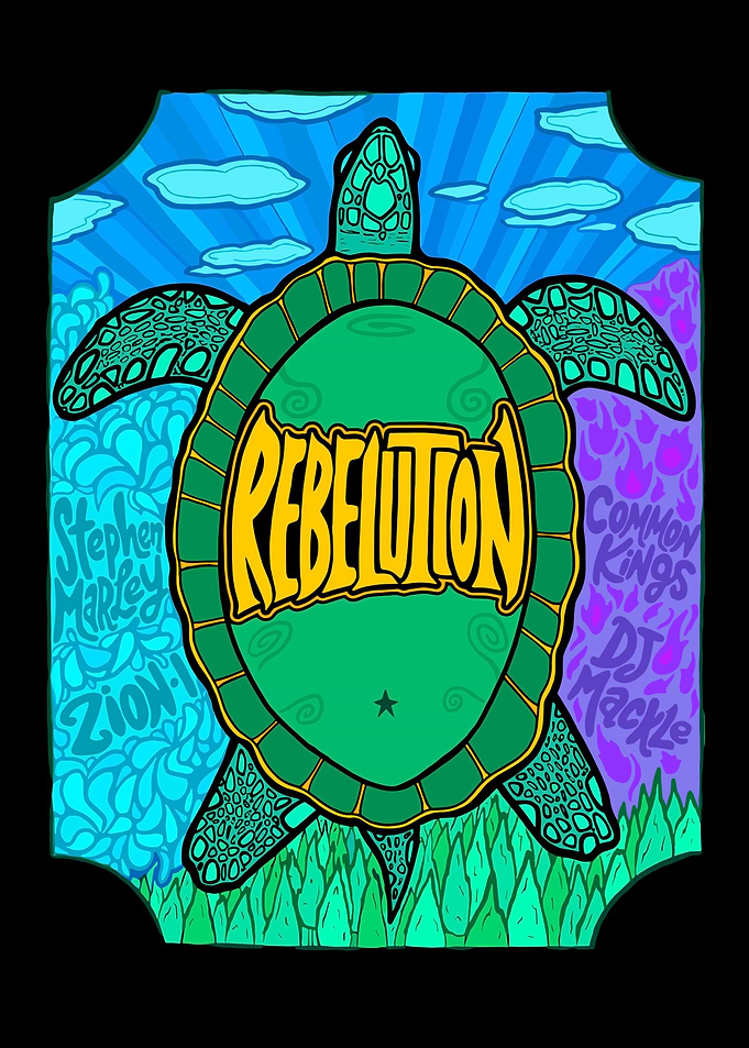 Rebelution Turtle Poster
